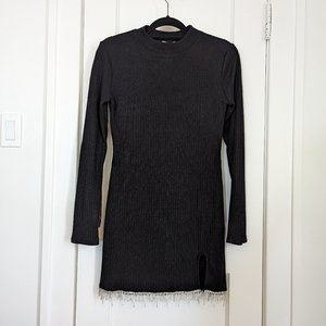 Zara knit dress with fringe
